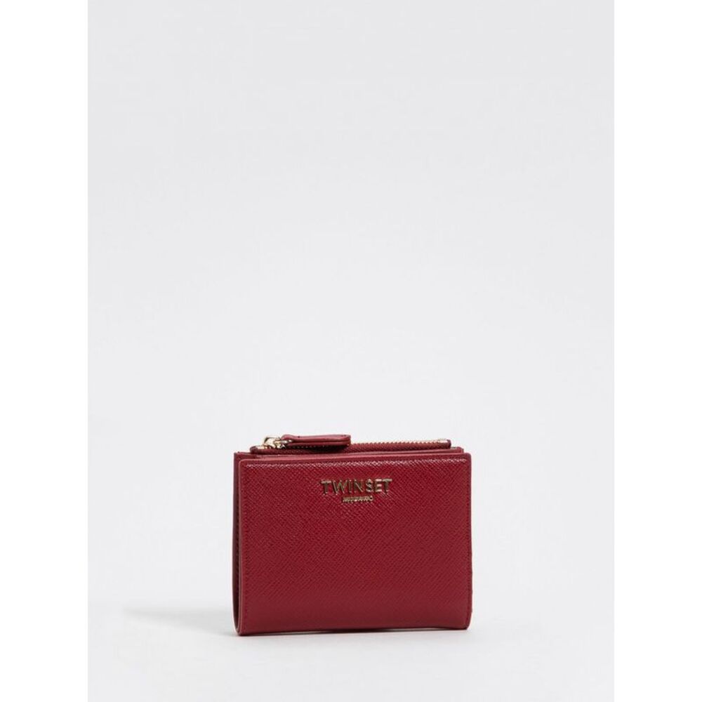 Twinset Women Small Saffiano Faux Leather Wallet Twinset